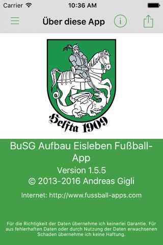 BuSG Aufbau Eisleben Fußball screenshot 4