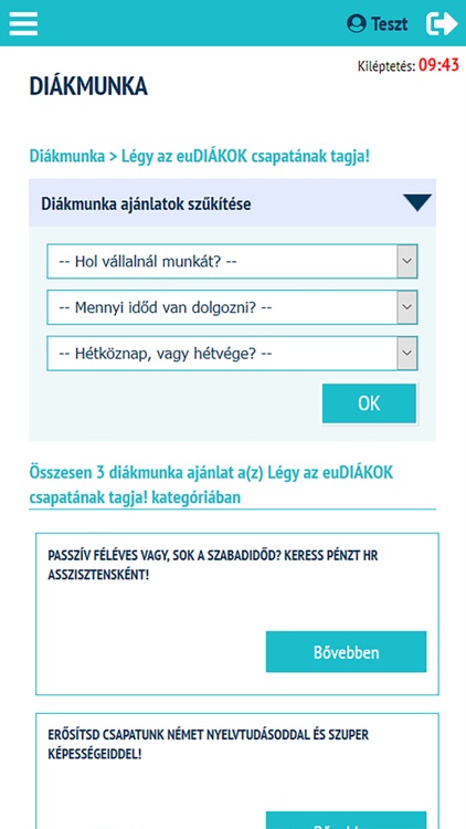 euDIÁKOK Diákmunka screenshot-3