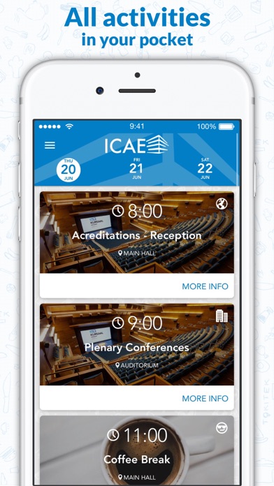 How to cancel & delete ICAE 2018 from iphone & ipad 1