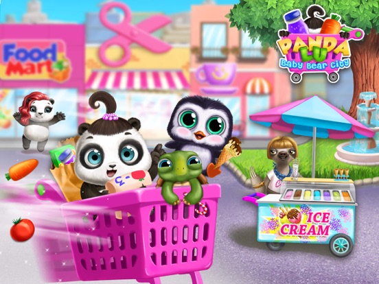 Скачать Panda Lu Baby Bear City No Ads