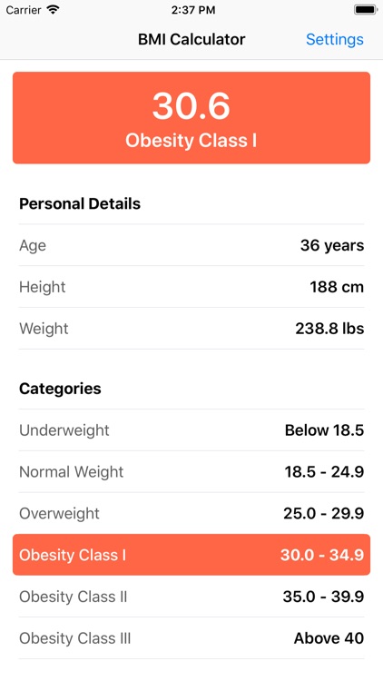 BMI Calculator - Easy Way screenshot-3