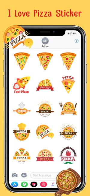 Loving Hot Pizza Stickers(圖2)-速報App