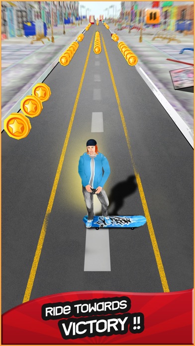 Skate Hazard Road Skating screenshot 3
