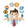 Crypto Man Stickers