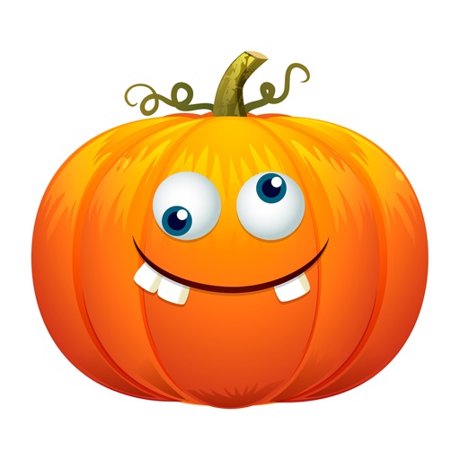 Funny Pumpkin - Animated Emoji by Lidia F. Monje
