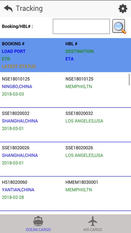 USPTI TRACKING