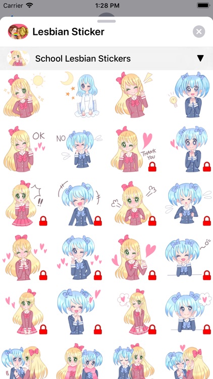Lesbian Sticker screenshot-8