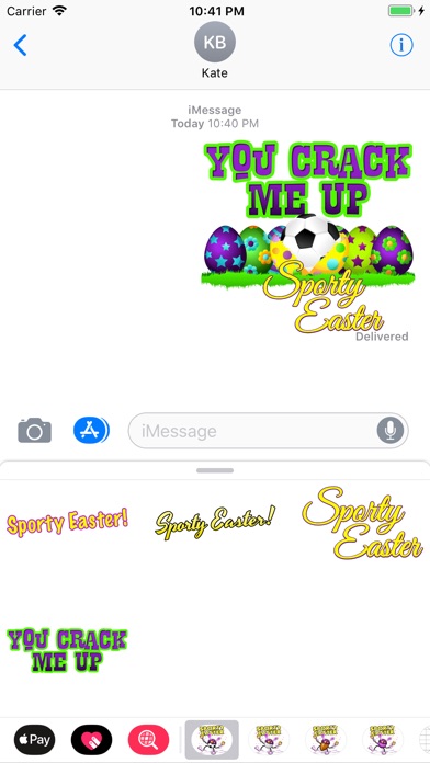 Easter Soccer Stickers screenshot 4
