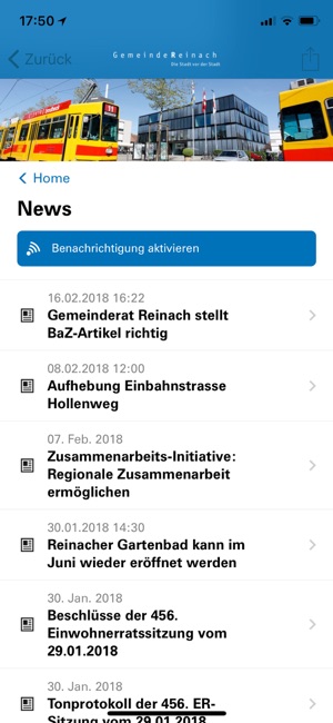 Gemeinde Reinach(圖3)-速報App