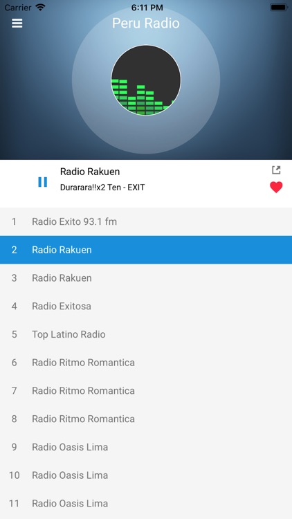 Peru Radio Station Peruvian FM