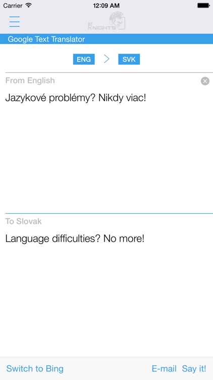 Dictionary Slovak English