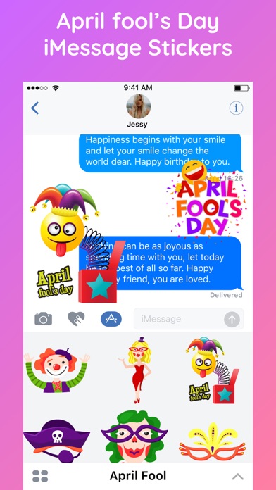 April Fools' Day Fun Stickers screenshot 2