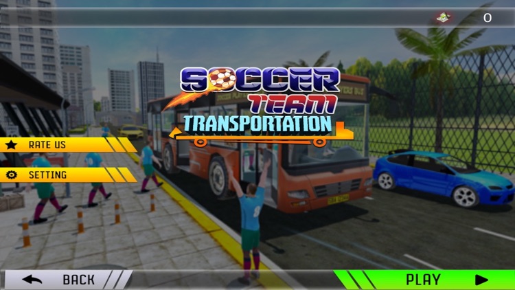 Soccer Team Transport Bus Sim