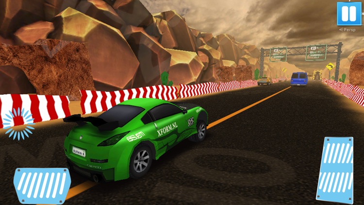 Turbo Car Traffic Racing screenshot-3