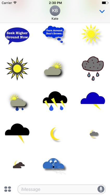 Weather Alert Stickers