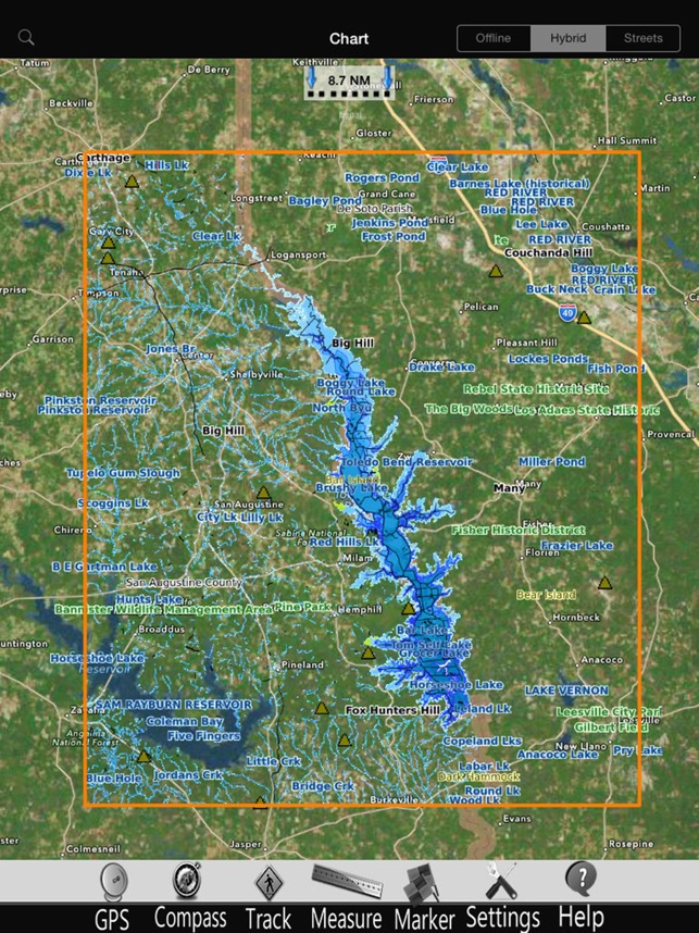 Toledo Bend Nautical Chart Pro(圖5)-速報App