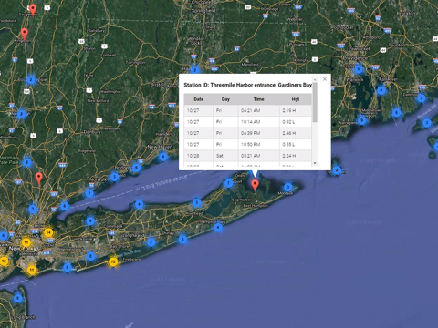 Northeast U.S.A. Tide Tables - náhled
