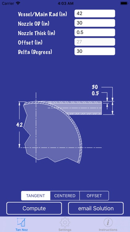 Tangential Nozzle