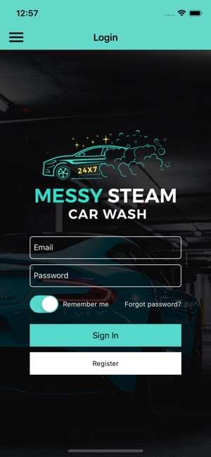 Messy Steam Car Wash