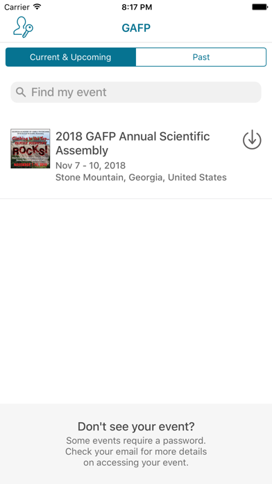 GAFP Annual Meeting screenshot 2