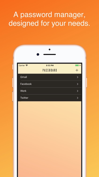 Passboard: Password Keyboard