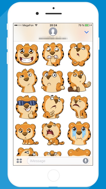 Cute Tiger STiK Sticker Pack