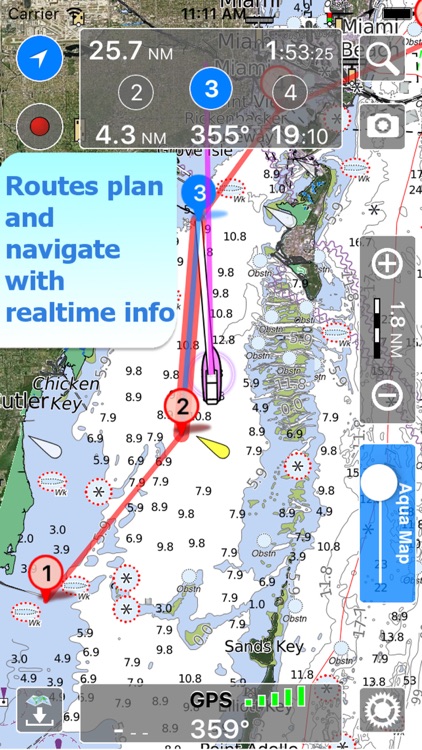 Aqua Map Nebraska Lakes GPS HD screenshot-4