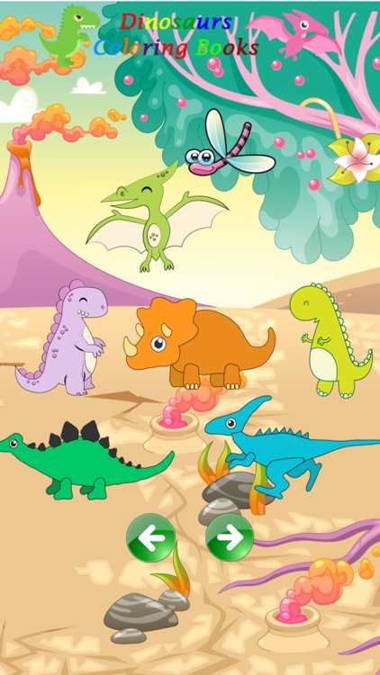 Dinosaurs Coloring Books