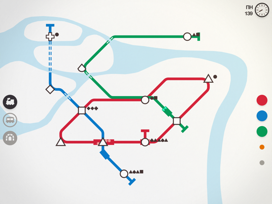 Mini Metro на iPad