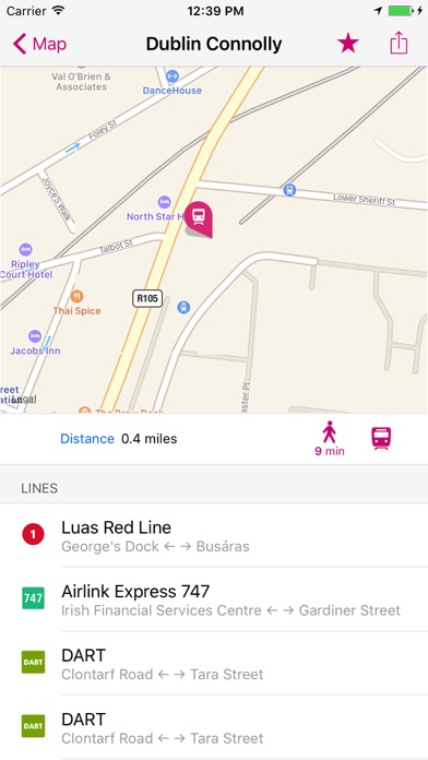 Dublin Rail Map Lite screenshot 2