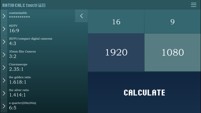 RATIO CALC touch! PRO(圖4)-速報App