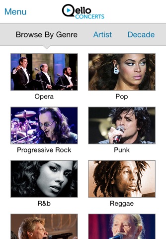 Qello: Watch Concerts & Docs screenshot 2