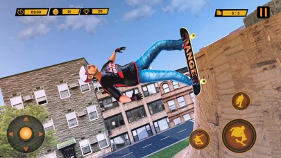 City Street Skateboard Stunts screenshot 2
