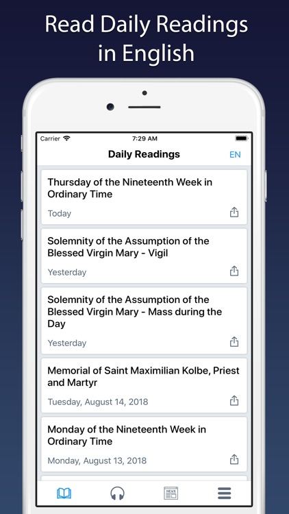 Daily Readings - INRI
