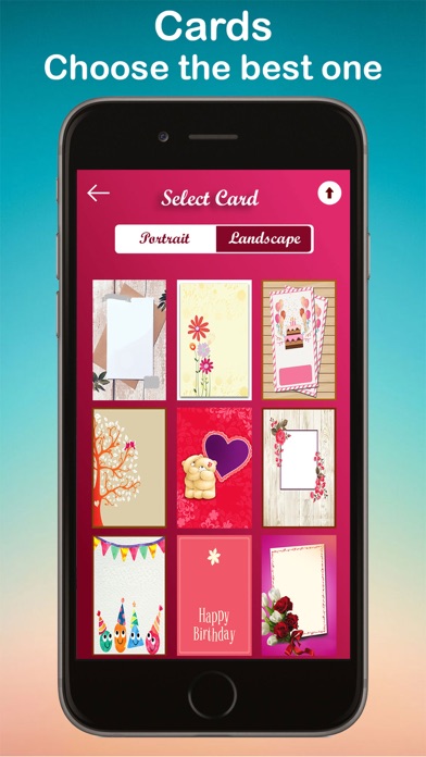 Birthday Greeting Card & Frame Screenshot on iOS
