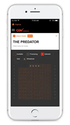 Captura 4 CGV Cinemas HK iphone