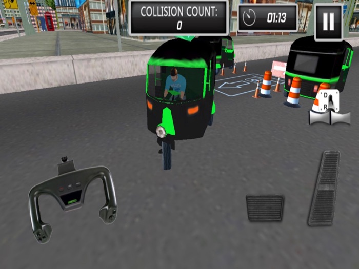 嘟嘟车人力车停车场2018年