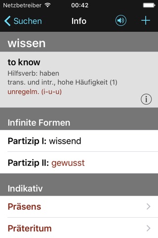 German Verbs & Conjugation screenshot 2