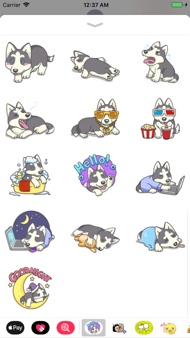 Husky Dog Stickers screenshot 4
