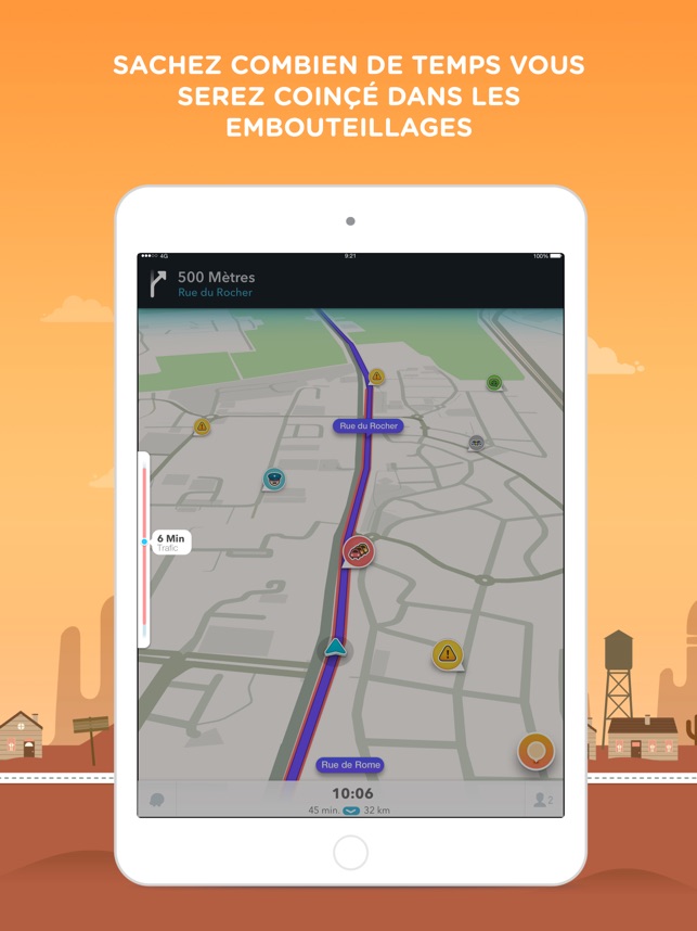 localiser un iphone avec waze