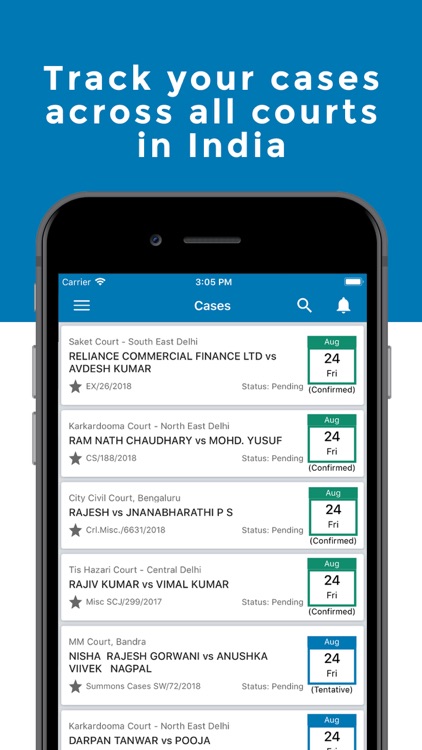 LawStar - Track Court Cases