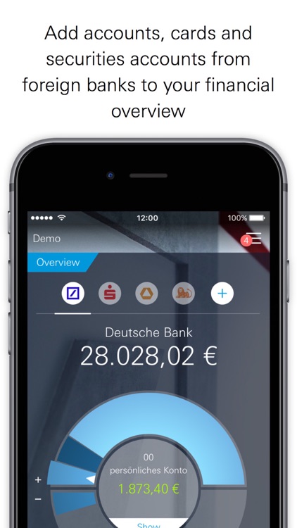 Deutsche Bank: Online Banking for all accounts