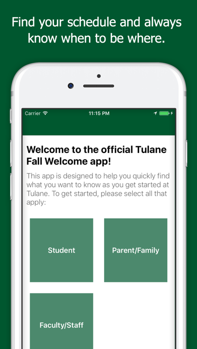 How to cancel & delete Tulane University Fall Welcome from iphone & ipad 2