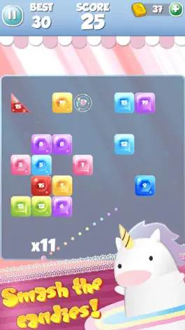 Game screenshot UNICORN SMASH - Candy brick breaker mod apk