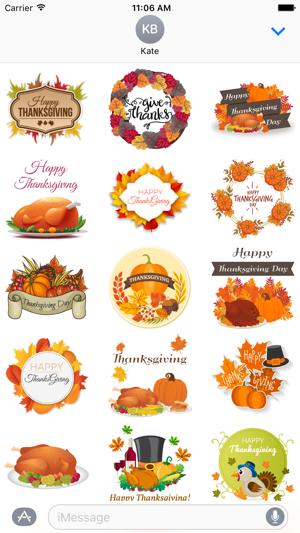 Thanksgiving Stickers Pack!(圖1)-速報App