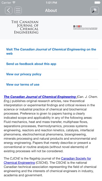 Can J of Chem Eng