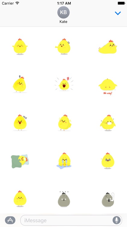 Cute Chicken - ChickenMoji Stickers