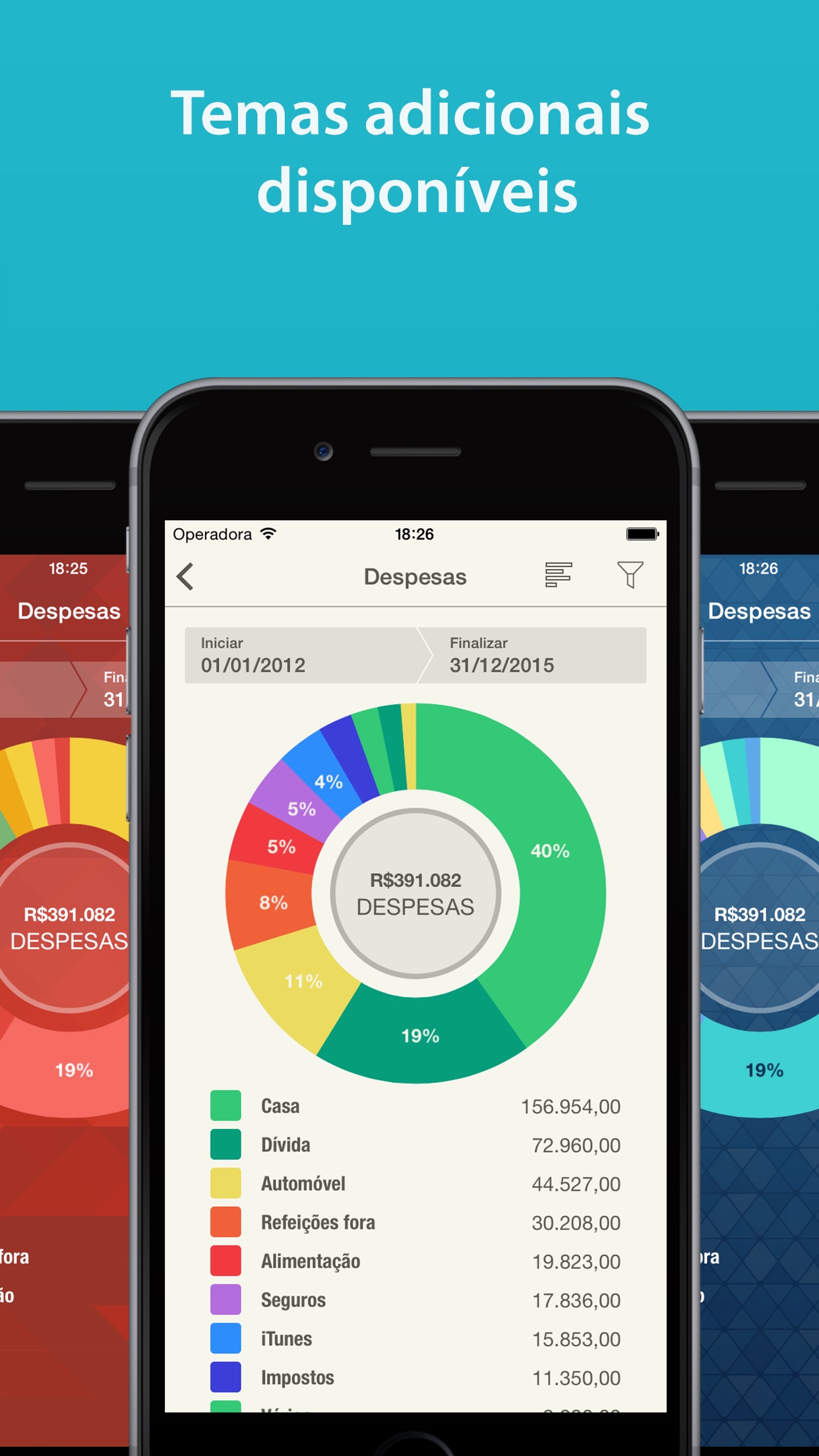 Screenshot do app Money Pro: Finanças Pessoais