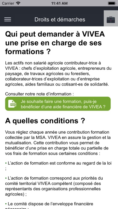 Vivea fonds pour la formation screenshot 3