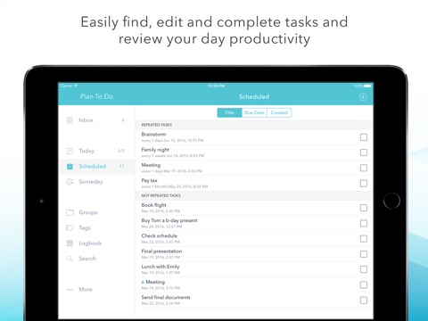 Plan To Do – tasks manager screenshot 4